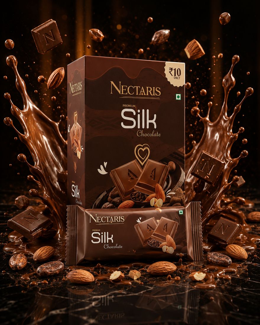 Nectaris Silk milk chocolate with almond